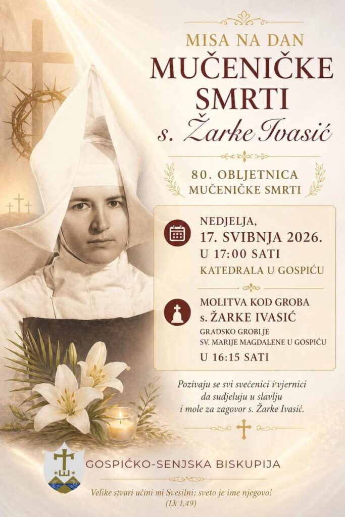 80. obljetnica mučeničke smrti s. Žarke Ivasić