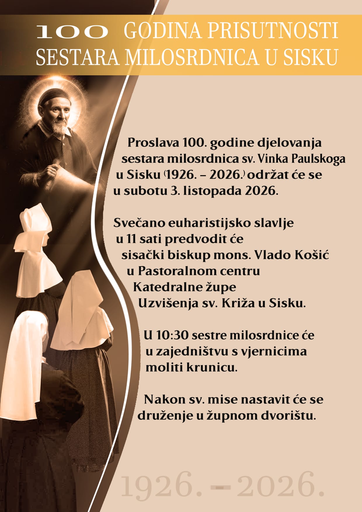 Proslava 100. obljetnice dolaska sestara u Sisak - 3. 10.